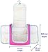 Hanging Toiletry Bag Extra Large Capacity | Premium Travel Organizer Bags For Men And Women | Durable Waterproof Nylon Bathroom, Shower, Makeup Bag For Toiletries, Cosmetics, Brushes, Shampoo (Pink)