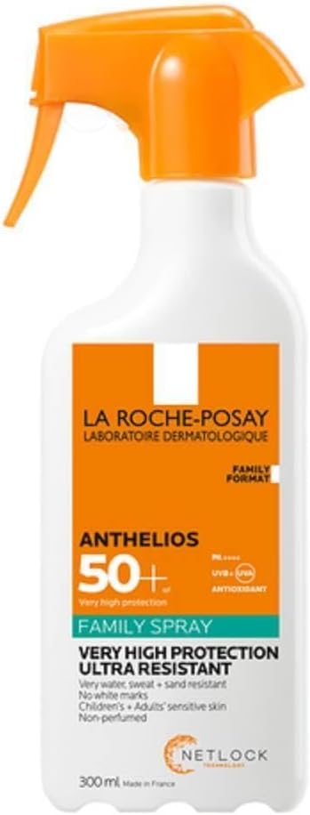 La Roche-Posay Anthelios Family Spray SPF50+ 300ml High Protection Sunscreen