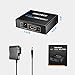 SOWTECH 1X2 HDMI Splitter Version 1.4 Full HD 1080P Powered HDMI Splitter 1 in 2 Out Support 3D for Duplicated/Mirror Dual Monitor