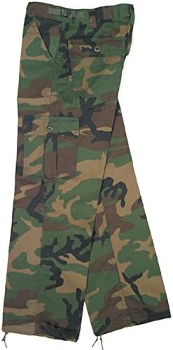Boy's Six Pocket Camouflage Pant (Medium (8-10))