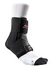 McDavid 195 Deluxe Ankle Brace with Strap (Black, Large)