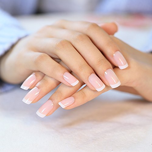 Yunai 24 pcs/set french nails nail art pre-design acryl…