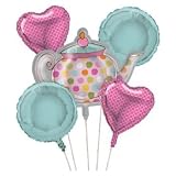 Creative Converting Tea Time Balloon Cluster (5) Party Supplies