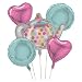 Creative Converting Tea Time Balloon Cluster (5) Party Supplies primary
