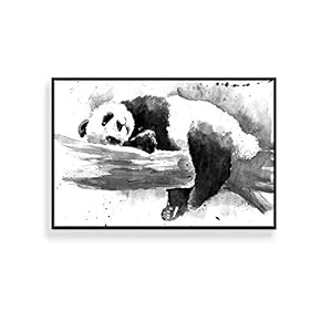 Framed Canvas Wall Art for Living Room, Bedroom Cartoon Animals Canvas Prints for Home Decoration Ready to Hanging - 16x24 inches