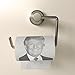 Gagster Donald Trump Toilet Paper Roll - 3 Ply Funny Novelty Bathroom Tissue Gag - 200 Sheets Per Roll - Joke Gifts - Prank Gift for Adults Black and White Printed Sheets - Make Your Butt Laugh