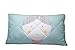 Toddler Pillow Case - Greenbuds Organic Cotton Quilted Toddler Pillow Cover Pillow Protector with Wool Fill