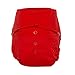 GroVia Cloth Diaper Shell - Hook Loop - Cherry