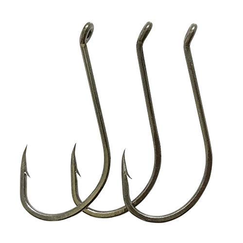 Persei Octopus Schnabel Offset Angelhaken Schwarz Nickel 150 Stück/Charge 8299 HC-72A Hartstahl Sport Angelhaken Größen…