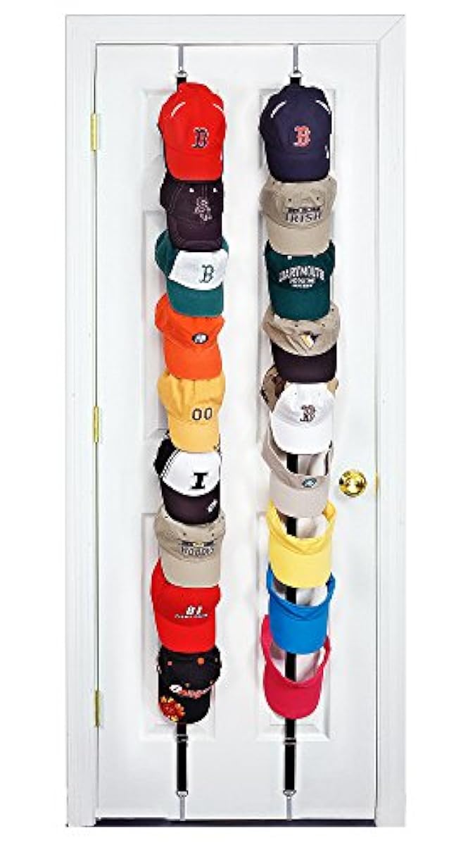Perfect Curve 18 Cap Rack Baseball Hat Organizer Storage Wall Door Closet Hanger 9781859741207