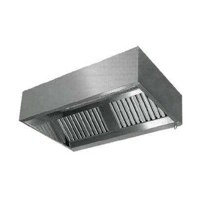 Custom Stainless Steel Kitchen Hood Double Skin Wall Type (Size : 2500x1000x500)