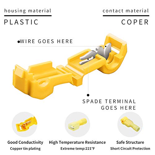 2 Connectors+T+Electrical+Connectors+Disconnect+Haisstronica
