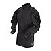 Tru-Spec Men's Regular T.R.U. 1/4 Zip Combat Shirt, Black/Black, Large