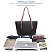 XB Laptop Tote Bag Fits Up to 13.3'' Lightweight Work Tote Bag Women's Top Handle Satchel Handbags Purse Tote Shoulder Bag (Black)