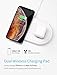 Seneo 10W Fast Wireless Charger, Standard Charge for New Airpods/Galaxy Buds, 2 in 1 Qi Certified Dual Wireless Charging Pad, Compatible iPhone X/Xs Max/XR/8/Galaxy S10/S9/Note 9 (with QC 3.0 Adapter)