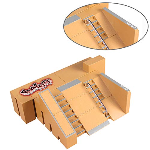 image for Naisidier Finger Skateboard Park Kit Mini Finger Skate Park Kit Ramp P