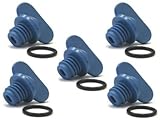 Mercruiser OEM Manifold Engine Block Drain Plug Kit - Pack of 5 - 22-806608A02