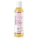 Alteya USDA Organic Facial Cleanser & Wash 150ml - Rose and Jasmine - Rejuvenating and Moisturising for All Skin Types