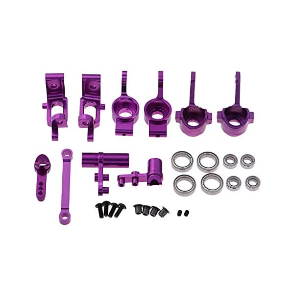 freneci RC Autolenkungssatz & Rad Sechskantantrieb für HSP 94123 1/10 RC Buggy – Bild 5