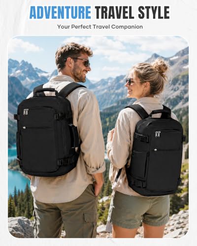 BJLFS Vacuum Backpack with Pump Hand Luggage 40x30x20 Ryanair Wizzair Vueling Backpack Travel Cabin Airplane 40x30x20 Waterproof Travel Bag