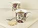 Creative Tops V&A William Morris Anemone Fine Bone China Mugs, Set of 2, Black