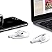 4 Pieces AirPods Ear Hooks Compatible with AirPods 1,2 and Pro, TEEMADE Sports Headset for AirPods 1,2 and Pro (White)