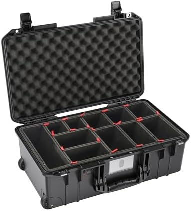 Amazon.com : Pelican Air 1535 Case With Padded Dividers - Black