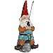 Floyd the Fishing Gnome, 12-Inch Tall by Sunnydaze Decor