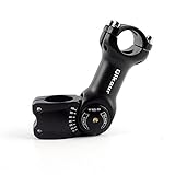 Suncentech Bike Stem 0~60° Adjustable Handlebar Stem 110 MM, Road Bike MTB Mountain Bike Handlebar Riser