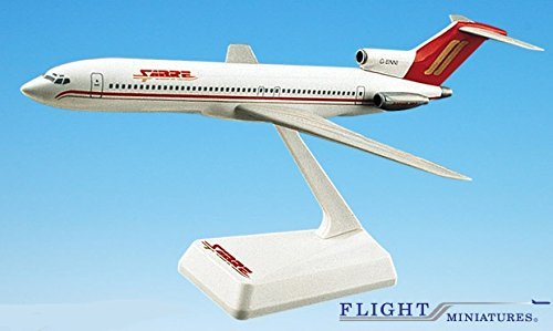 Flight Miniatures Sabre Airways 727-200 1:200 Scale - Plastic Snap-Fit Model Airplane - Collectible Replica of Sabre Airways Aircraft - Part# ABO-72720H-025