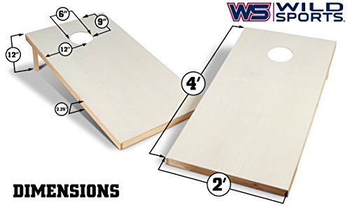 Wild Sports NFL 2'x4' Jacksonville Jaguars Cornhole Set - Thumbnail 2
