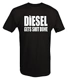Diesel Gets Sh*t Done - Stacks Trucker Coal Worker T Shirt