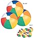 Beach Ball Set, 3 Jumbo 24" Beach Balls and 6 Mini 5" Beach Balls