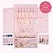 Travel Jewelry Organizer Roll Necklace, Earrings, Rings, Bracelet, Jewelry Case Bag for Journey (8.1