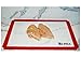 Silicone Baking Mat Set 2 Half Sheets + 1 Qtr Sheet - Non Stick Cookie Sheets Professional Grade