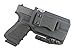 Fierce Defender IWB Kydex Holster Compatible with Glock 19 23 32 w/Olight PL-Mini Valkyrie The Paladin Series -Made in USA- GEN 5 Compatible (Black)