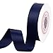 VATIN Double Face Deep Navy Blue Satin Ribbon 1