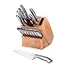 Chicago Cutlery 18-Piece Insignia Steel Knife Set with Block and In-Block Sharpener