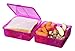Sistema Lunch Collection Lunch Cube Food Storage Container, 47.3 Ounces/ 6 Cup, Assorted Colors