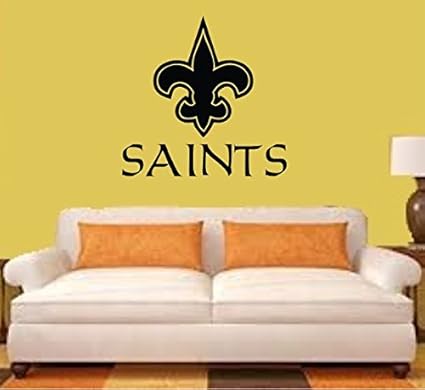 New Orleans Saints Logo Wall Decal Nfl Football Decor Sport