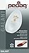 Pedag 144 Galant Optimally Cushioned and Self Adhesive Leather Forefoot and Metatarsal Pad, White, Women's 7/8