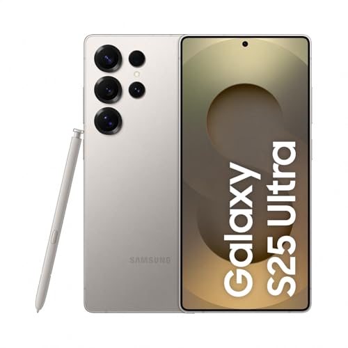 Samsung Galaxy S25 Ultra AI Smartphone mit Galaxy AI, Ohne Vertrag, Handy mit Android, 12 GB RAM, 1 TB Speicher, 200-MP-Kamera, Titanium Gray, 3 Jahre Herstellergarantie [Exklusiv auf Amazon]
