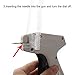 Clothes Tagging Gun with 5000 Barbs Fasteners and 6 Replacement Needles, Standard Clothing Garment Price Label Tagging Tag Gun Perfect for Shops, Retailers, Warehouses and Family Yard Sale