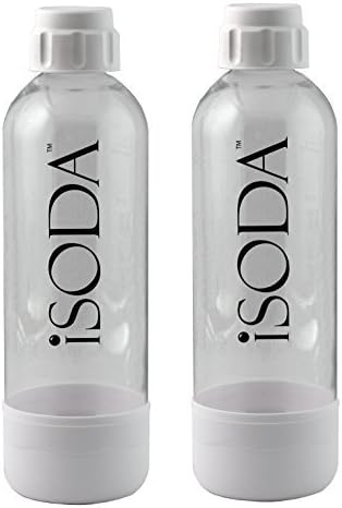 iSoda 001-01-2X Drinkmate Bottle , 1 L, White by iSODA