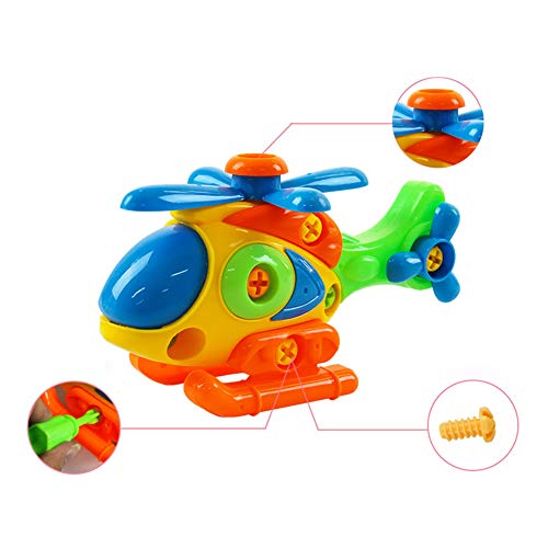 XuBa Children Hands-on Assembling Nut Tool Combination Detachable Puzzle Dis-Assembly Education Toy for Kids Disassembly Toys [Lobster + Turtle + Crocodile - PVC Bag] - Thumbnail 4