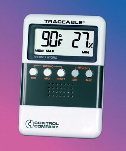 Control Company 4096 Traceable Memory Humidity/Temperature Meter