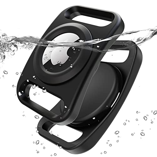 SANKALA Airtag Dog Collar Holder, [2 Pack] Waterproof Airtag Case for Dog Collar, TPU & Silicone