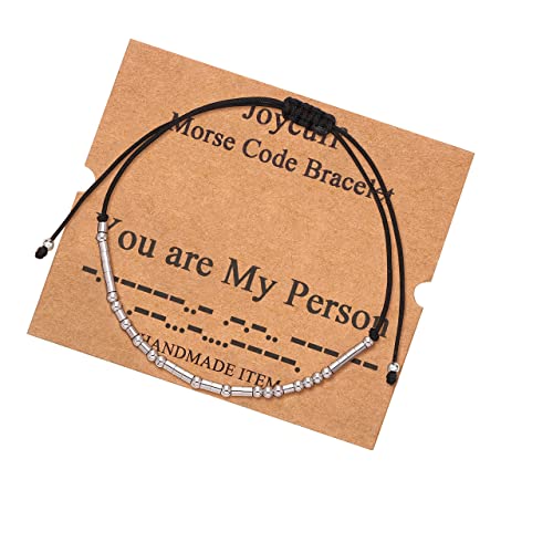 You Are My Person Inspirational Morse Code Bracelet