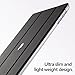Poetic Slimline New iPad 9.7 Inch 2017/2018 Case Slim-Fit Trifold Cover Stand Folio Case with Auto Wake/Sleep for Apple iPad 9.7 2017 / iPad 9.7 2018 Silver