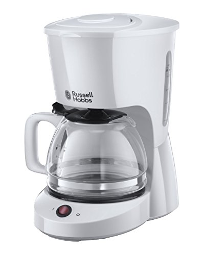 Russell Hobbs Kaffeemaschine Textures weiss, bis 10 Tassen, 1,25l Glaskanne, Abschaltautomatik, Wasserstandsanzeige…